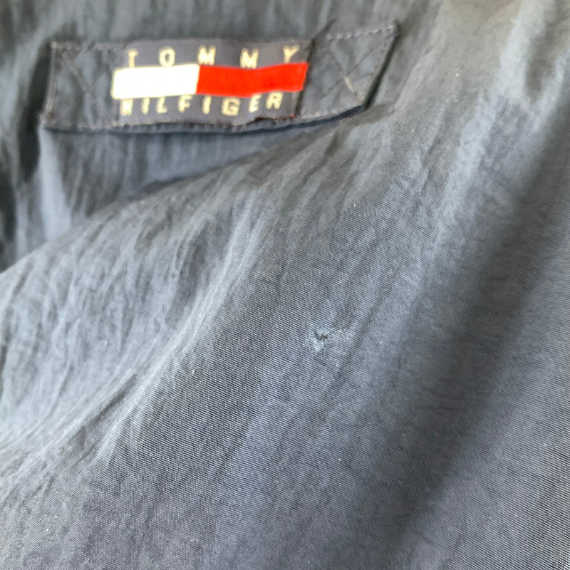 【中古品】【メンズ】 TOMMY HILFIGER トミーヒルフィガー ナイロン ジャケット アウター コート 古着 147-261009-mh-03-fuzh サイズ：S カラー：ネイビー 万代Net店
