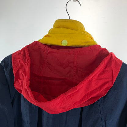 【中古品】【メンズ】 TOMMY HILFIGER トミーヒルフィガー ナイロン ジャケット アウター コート 古着 147-261009-mh-03-fuzh サイズ：S カラー：ネイビー 万代Net店