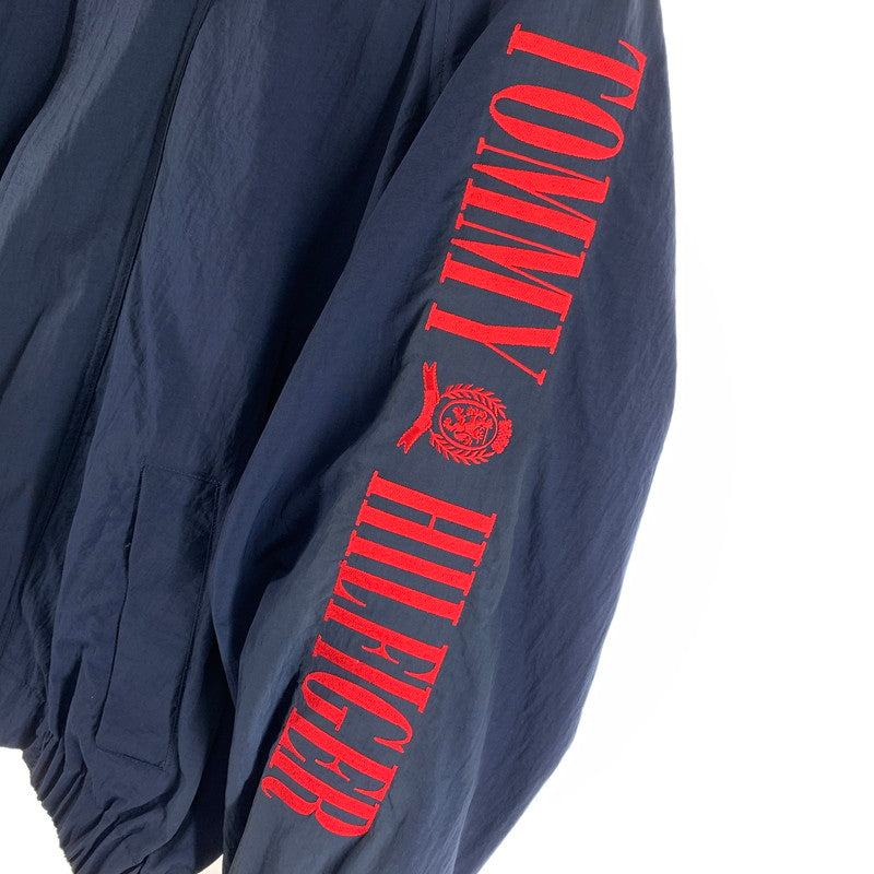 【中古品】【メンズ】 TOMMY HILFIGER トミーヒルフィガー ナイロン ジャケット アウター コート 古着 147-261009-mh-03-fuzh サイズ：S カラー：ネイビー 万代Net店