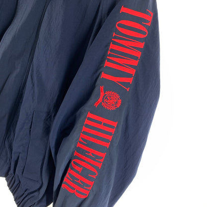 【中古品】【メンズ】 TOMMY HILFIGER トミーヒルフィガー ナイロン ジャケット アウター コート 古着 147-261009-mh-03-fuzh サイズ：S カラー：ネイビー 万代Net店