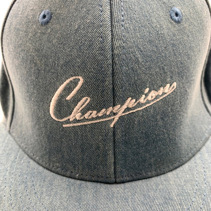【中古品】【メンズ】 CHAMPION×MONKEY TIME チャンピオン モンキータイム キャップ ライトブルー 帽子 185-260811-io-47-fuzh 万代Net店