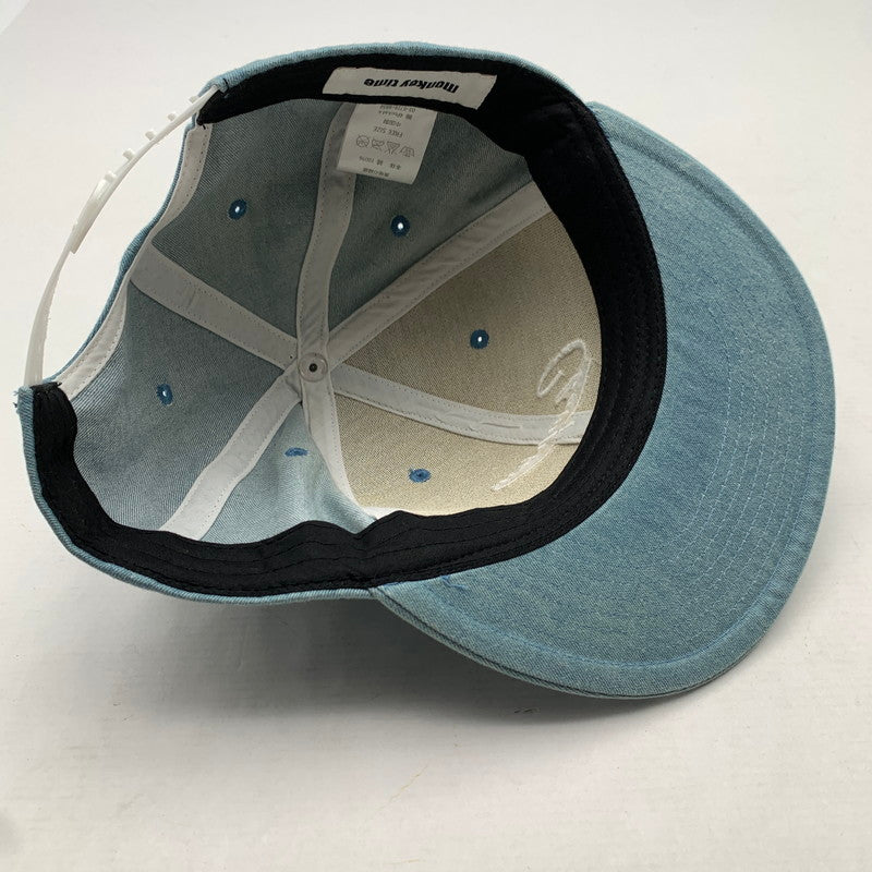 【中古品】【メンズ】 CHAMPION×MONKEY TIME チャンピオン モンキータイム キャップ ライトブルー 帽子 185-260811-io-47-fuzh 万代Net店