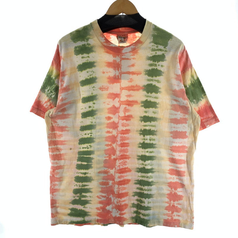 【中古品】【メンズ】 USED 半袖Tシャツ USA製 90s 古着 145-260927-gm-45-fuzh サイズ：XL カラー：オレンジ タイダイ 万代Net店