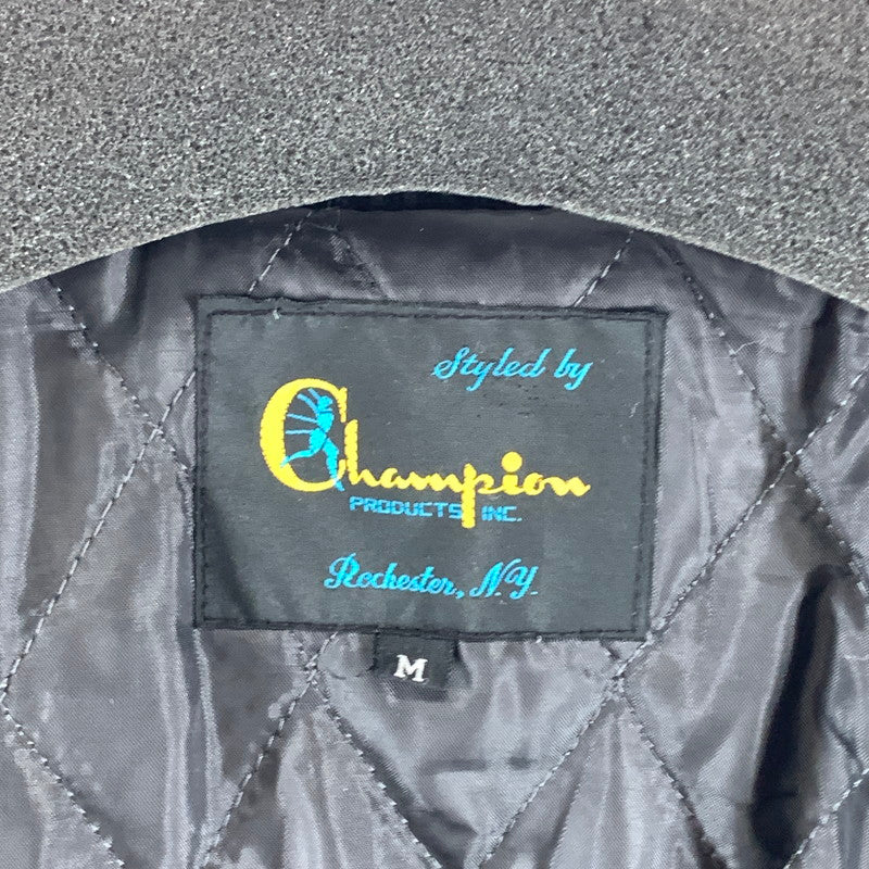 【中古品】【メンズ】 CHAMPION チャンピオン スタジャン アウター ブランド 古着 148-260923-gm-08-fuzh サイズ：M カラー：グレー 万代Net店