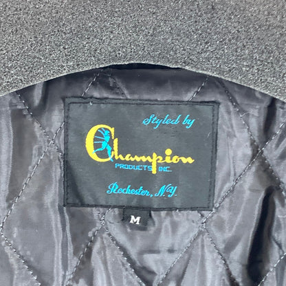 【中古品】【メンズ】 CHAMPION チャンピオン スタジャン アウター ブランド 古着 148-260923-gm-08-fuzh サイズ：M カラー：グレー 万代Net店