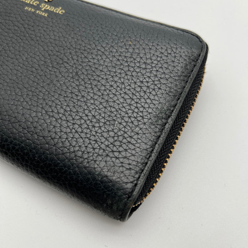 【中古品】【レディース】 KATE SPADE ケイト スペード 長財布 カラーBLACK 財布 181-260802-ky-03-fuzh 万代Net店
