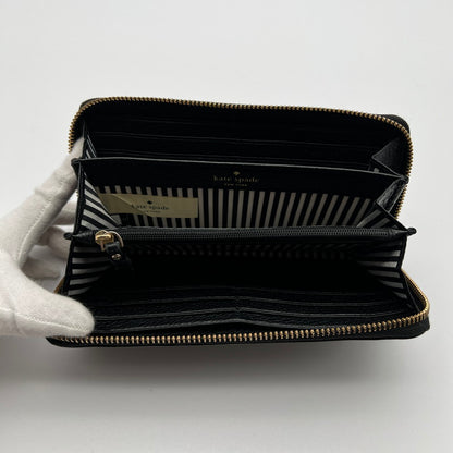 【中古品】【レディース】 KATE SPADE ケイト スペード 長財布 カラーBLACK 財布 181-260802-ky-03-fuzh 万代Net店
