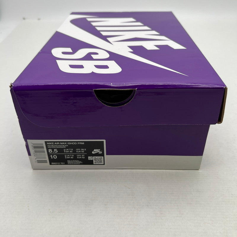 【中古美品】【メンズ】 NIKE ナイキ IB6212-701 SB AIR MAX ISHOD エアマックス イショッド ”TENNIS BALL” カラーYELLOW SIZE:26.5cm 黒タグ、キーホルダー、箱付属 スニーカー 靴 160-260802-ky-07-fuzh 万代Net店