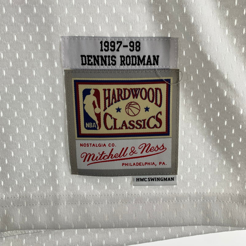 【中古品】【メンズ】 MITCHELL&NESS ミッチェル＆ネス UNIFORM ユニホーム シカゴ ブルズ RODMAN ロッドマン タグ付き 142-260803-ny-02-fuzh サイズ：XL カラー：ホワイト 万代Net店