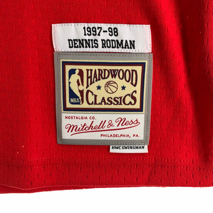 【中古品】【メンズ】 MITCHELL&NESS ミッチェル＆ネス UNIFORM ユニホーム シカゴ ブルズ RODMAN ロッドマン タグ付き 142-260803-ny-01-fuzh サイズ：XL カラー：レッド 万代Net店