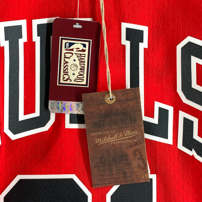 【中古品】【メンズ】 MITCHELL&NESS ミッチェル＆ネス UNIFORM ユニホーム シカゴ ブルズ RODMAN ロッドマン タグ付き 142-260803-ny-01-fuzh サイズ：XL カラー：レッド 万代Net店