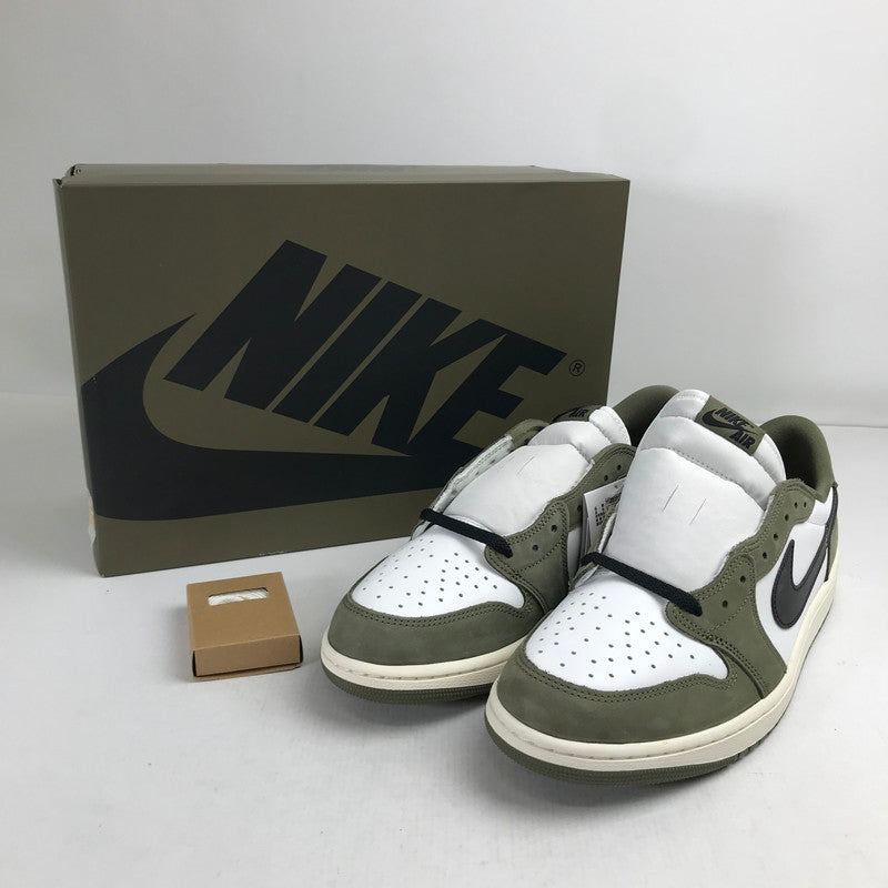 【中古品】【メンズ】 NIKE ナイキ ＨQ6998-200 JORDAN BRAND AIR JORDAN 1 RETRO LOW OG エアジョーダン1 レトロ スニーカー シューズ 靴 160-260821-mh-11-fuzh サイズ：30cm カラー：オリーブ ホワイト 万代Net店