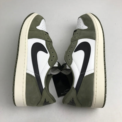 【中古品】【メンズ】 NIKE ナイキ ＨQ6998-200 JORDAN BRAND AIR JORDAN 1 RETRO LOW OG エアジョーダン1 レトロ スニーカー シューズ 靴 160-260821-mh-11-fuzh サイズ：30cm カラー：オリーブ ホワイト 万代Net店