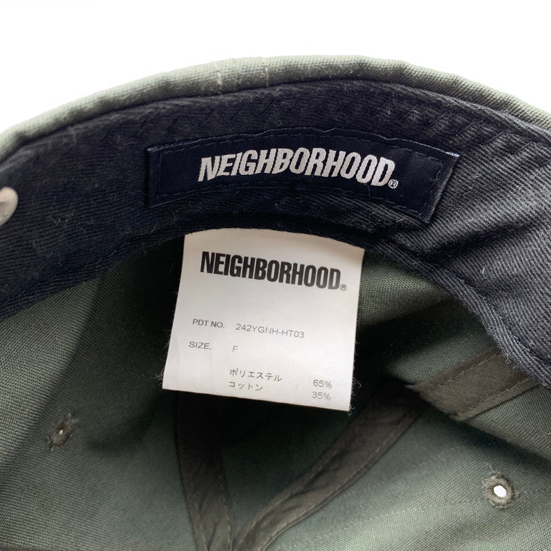 【中古品】【メンズ】 NEIGHBORHOOD ネイバーフッド 242YGNH-HT03 CAP キャップ KHAKI 帽子 185-260811-io-46-fuzh カラー：カーキ 万代Net店