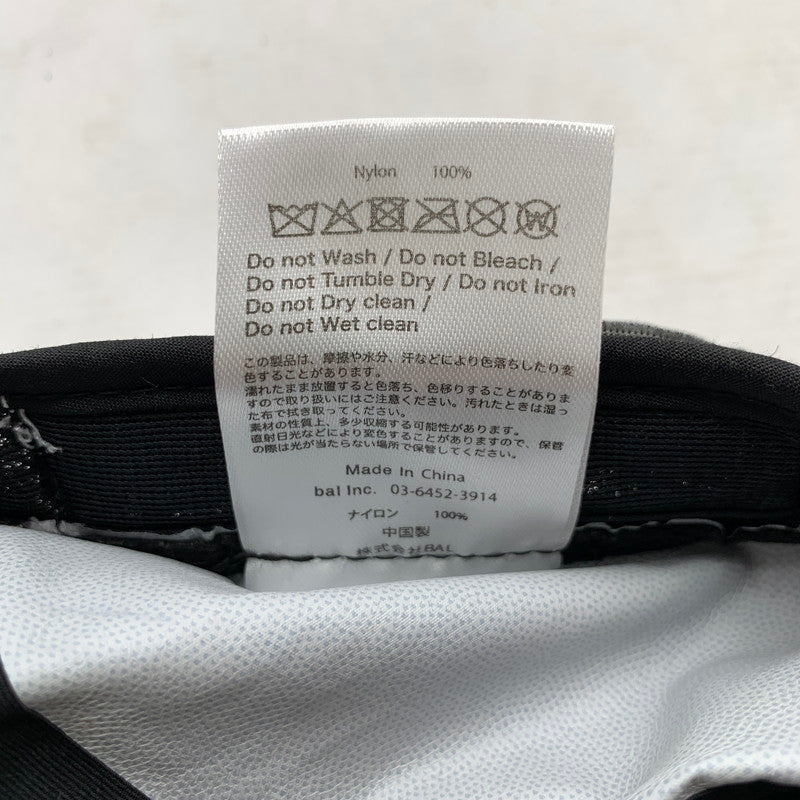 【中古品】【メンズ】 BAL NYLON VENTILATION PANEL BASEBALL HAT バル ベンチレーション パネル ベースボール ハット キャップ BLACK 帽子 185-260811-io-42-fuzh カラー：ブラック 万代Net店