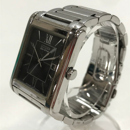 【中古品】【メンズ】 CITIZEN シチズン E011-S045193 腕時計 時計 ECO-DRIVE ソーラー ※キズあり 198-261014-io-07-fuzh カラー：シルバーブラック 万代Net店