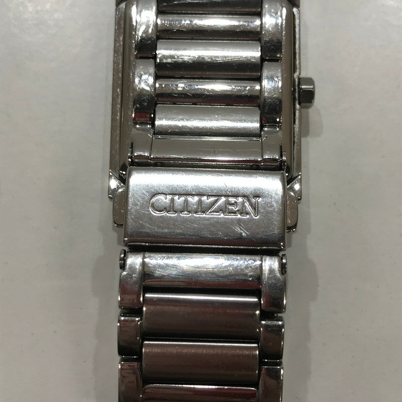 【中古品】【メンズ】 CITIZEN シチズン E011-S045193 腕時計 時計 ECO-DRIVE ソーラー ※キズあり 198-261014-io-07-fuzh カラー：シルバーブラック 万代Net店