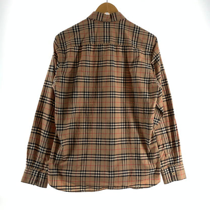 【中古品】【メンズ】 BURBERRY バーバリー 8020966 LS CHECK SHIRT ノヴァチェック シャツ 141-260803-ny-03-fuzh サイズ：M カラー：ブラウン 万代Net店