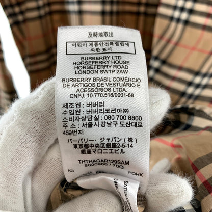 【中古品】【メンズ】 BURBERRY バーバリー 8020966 LS CHECK SHIRT ノヴァチェック シャツ 141-260803-ny-03-fuzh サイズ：M カラー：ブラウン 万代Net店