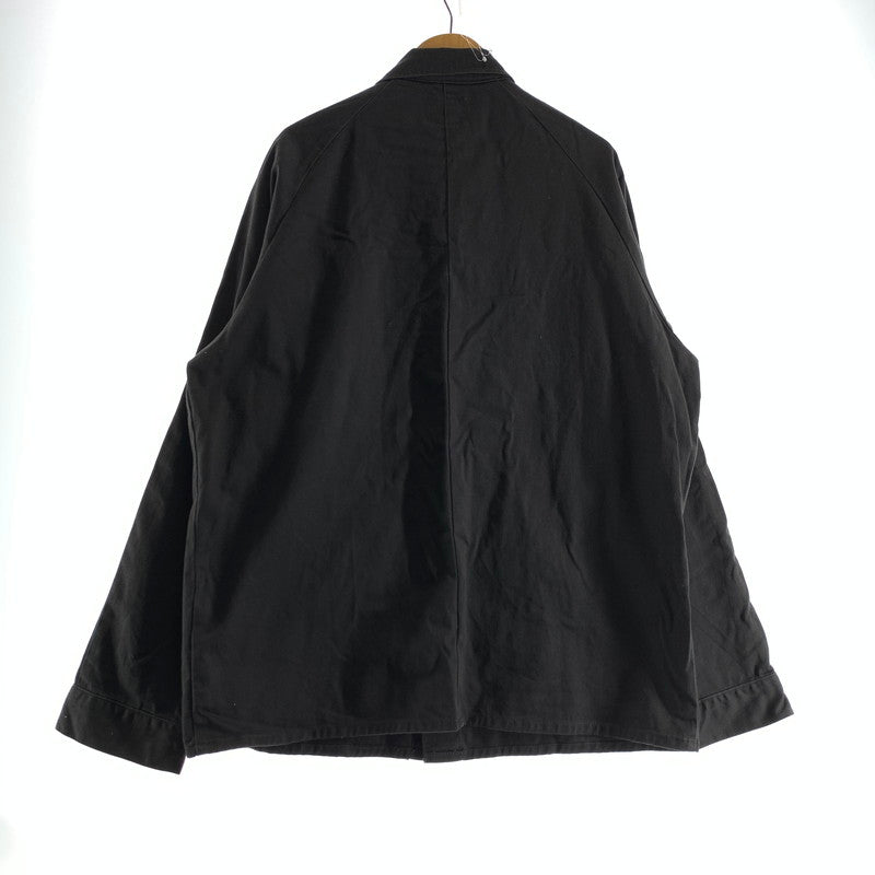 【中古品】【メンズ】 HUF ハフ JACKET ジャケットアップリケ コットンシャツ 刺繍 142-260803-ny-14-fuzh サイズ：M カラー：チャコールグレー 万代Net店