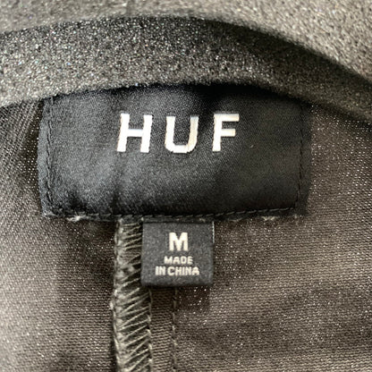 【中古品】【メンズ】 HUF ハフ JACKET ジャケットアップリケ コットンシャツ 刺繍 142-260803-ny-14-fuzh サイズ：M カラー：チャコールグレー 万代Net店