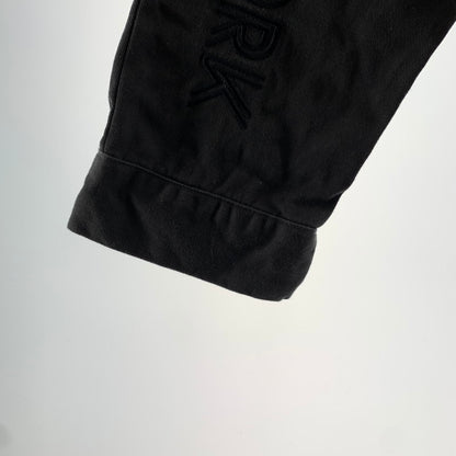 【中古品】【メンズ】 HUF ハフ JACKET ジャケットアップリケ コットンシャツ 刺繍 142-260803-ny-14-fuzh サイズ：M カラー：チャコールグレー 万代Net店