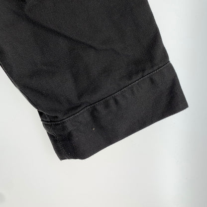 【中古品】【メンズ】 HUF ハフ JACKET ジャケットアップリケ コットンシャツ 刺繍 142-260803-ny-14-fuzh サイズ：M カラー：チャコールグレー 万代Net店