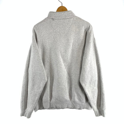【中古品】【メンズ】 HUF ハフ ハーフジップスウェット トップス ブランド 古着 142-260808-gm-29-fuzh サイズ：XL カラー：グレー 万代Net店