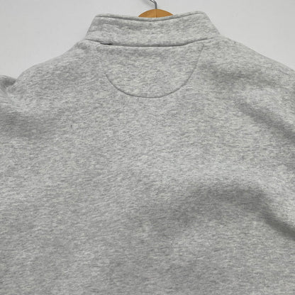 【中古品】【メンズ】 HUF ハフ ハーフジップスウェット トップス ブランド 古着 142-260808-gm-29-fuzh サイズ：XL カラー：グレー 万代Net店