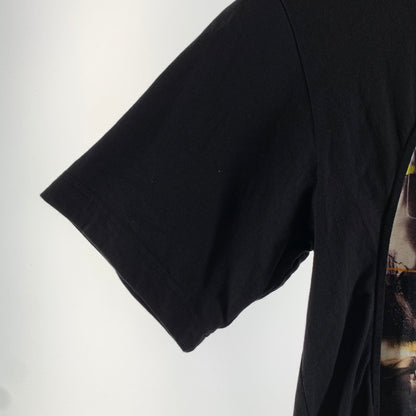【中古品】【メンズ】 COMME DES GARCONS コム デ ギャルソン シャツ×フューチュラ 20AW コラボTシャツ 140-260803-ny-06-fuzh サイズ：L カラー：ブラック 万代Net店