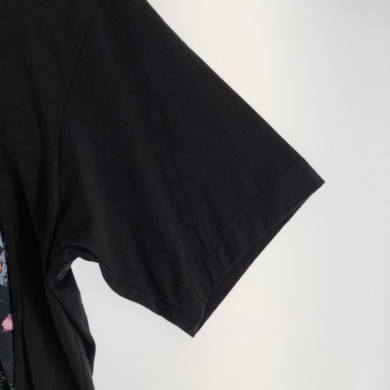 【中古品】【メンズ】 COMME DES GARCONS コム デ ギャルソン シャツ×フューチュラ 20AW コラボTシャツ 140-260803-ny-06-fuzh サイズ：L カラー：ブラック 万代Net店