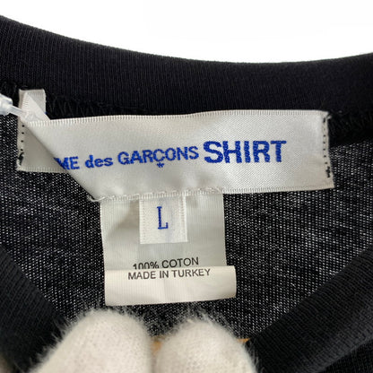 【中古品】【メンズ】 COMME DES GARCONS コム デ ギャルソン シャツ×フューチュラ 20AW コラボTシャツ 140-260803-ny-06-fuzh サイズ：L カラー：ブラック 万代Net店