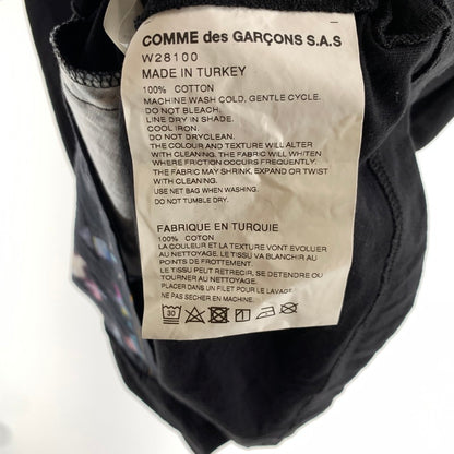 【中古品】【メンズ】 COMME DES GARCONS コム デ ギャルソン シャツ×フューチュラ 20AW コラボTシャツ 140-260803-ny-06-fuzh サイズ：L カラー：ブラック 万代Net店