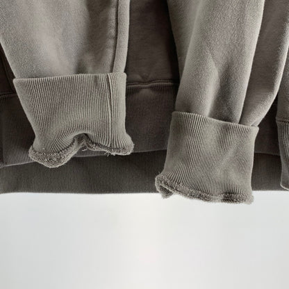【中古品】【メンズ】 AVIREX アヴィレックス 783-5231007 PATCHED SWEAT HOODIE パッチド スウェット フーディー 145-260803-ny-04-fuzh サイズ：L カラー：ライトグレー 万代Net店