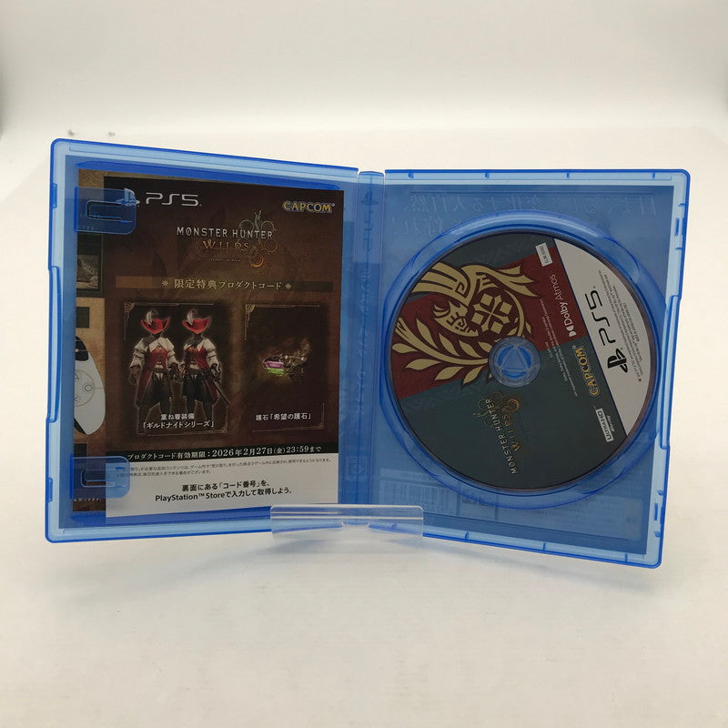 【中古美品】 PlayStation 5 ソフト モンスターハンターワイルズ - PS5 [CERO区分_C/ 15歳以上対象] 026-260803-ky-15-fuz 万代Net店