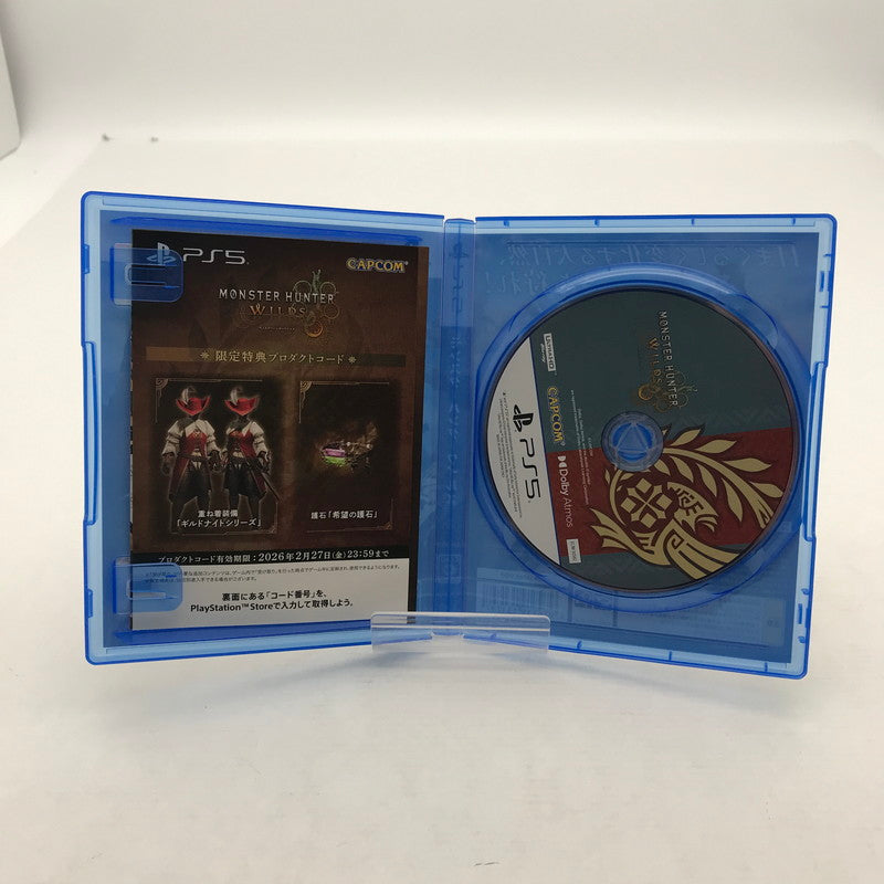 【中古美品】 PlayStation 5 ソフト モンスターハンターワイルズ - PS5 [CERO区分_C/ 15歳以上対象] 026-260803-ky-14-fuz 万代Net店
