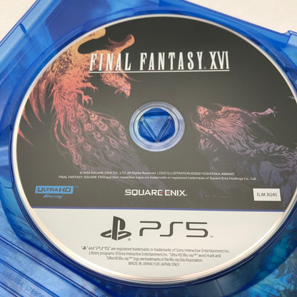 【中古美品】 PlayStation 5 ソフト FINAL FANTASY XVI(ETC) [CERO区分_D / 17歳以上対象] 026-260803-ky-05-fuz 万代Net店