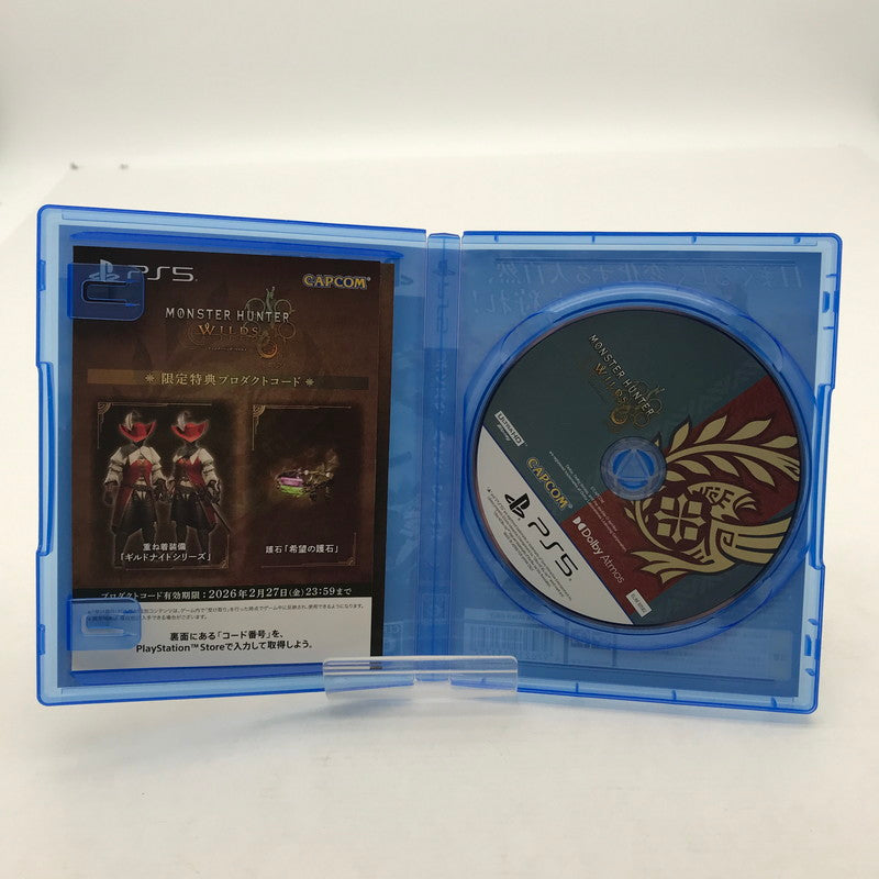 【中古美品】 PlayStation 5 ソフト モンスターハンターワイルズ - PS5 [CERO区分_C/ 15歳以上対象] 026-260803-ky-13-fuz 万代Net店
