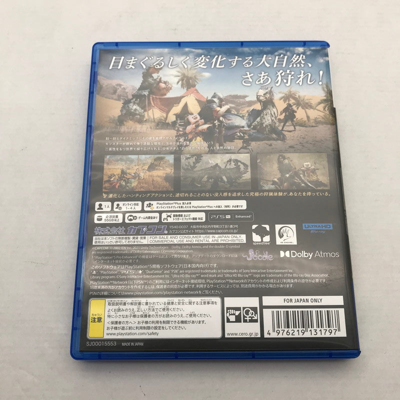 【中古美品】 PlayStation 5 ソフト モンスターハンターワイルズ - PS5 [CERO区分_C/ 15歳以上対象] 026-260803-ky-10-fuz 万代Net店