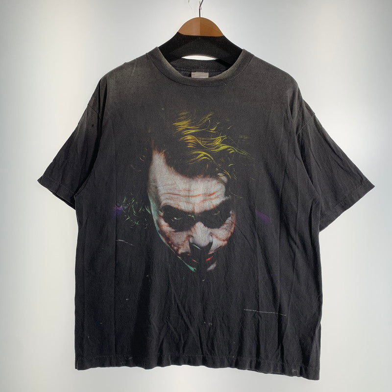 【中古品】【メンズ】 SAINT MICHAEL セントマイケル THE DARK KNIGHT JOKER SS TEE 半袖 トップス Tシャツ ダークナイト ジョーカー 古着 140-260805-mh-04-fuzh サイズ：L カラー：ブラック 万代Net店