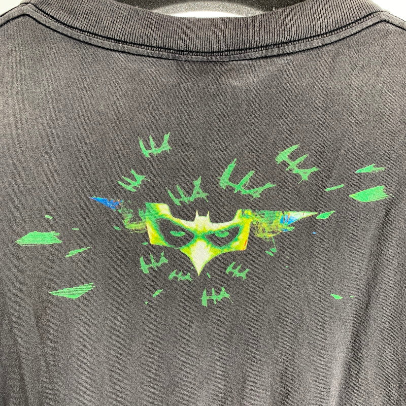 【中古品】【メンズ】 SAINT MICHAEL セントマイケル THE DARK KNIGHT JOKER SS TEE 半袖 トップス Tシャツ ダークナイト ジョーカー 古着 140-260805-mh-04-fuzh サイズ：L カラー：ブラック 万代Net店
