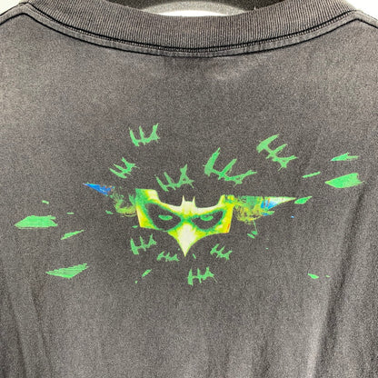 【中古品】【メンズ】 SAINT MICHAEL セントマイケル THE DARK KNIGHT JOKER SS TEE 半袖 トップス Tシャツ ダークナイト ジョーカー 古着 140-260805-mh-04-fuzh サイズ：L カラー：ブラック 万代Net店