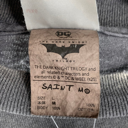 【中古品】【メンズ】 SAINT MICHAEL セントマイケル THE DARK KNIGHT JOKER SS TEE 半袖 トップス Tシャツ ダークナイト ジョーカー 古着 140-260805-mh-04-fuzh サイズ：L カラー：ブラック 万代Net店