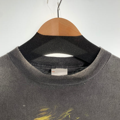【中古品】【メンズ】 SAINT MICHAEL セントマイケル THE DARK KNIGHT JOKER SS TEE 半袖 トップス Tシャツ ダークナイト ジョーカー 古着 140-260805-mh-04-fuzh サイズ：L カラー：ブラック 万代Net店