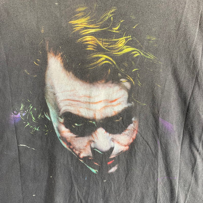 【中古品】【メンズ】 SAINT MICHAEL セントマイケル THE DARK KNIGHT JOKER SS TEE 半袖 トップス Tシャツ ダークナイト ジョーカー 古着 140-260805-mh-04-fuzh サイズ：L カラー：ブラック 万代Net店