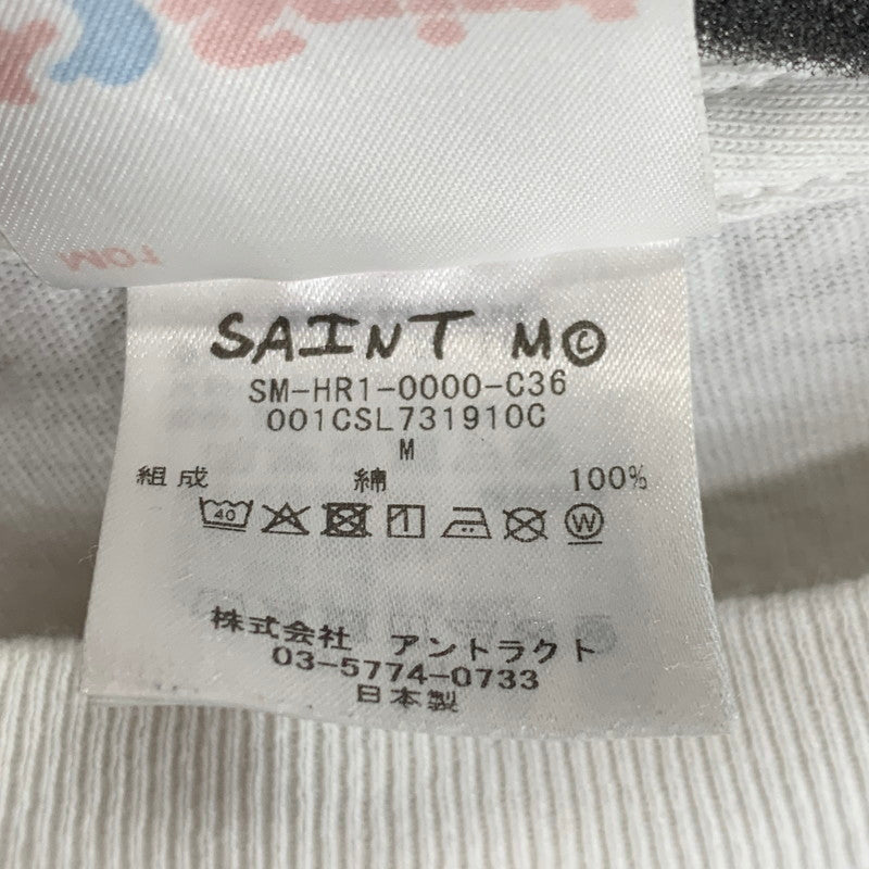 【中古品】【メンズ】 SAINT MICHAEL セントマイケル アベイシングエイプ SM-HR1-0000-C36 GENERATION BAPE SS TEE 半袖 トップス Tシャツ 古着 140-260805-mh-02-fuzh サイズ：M カラー：ホワイト 万代Net店
