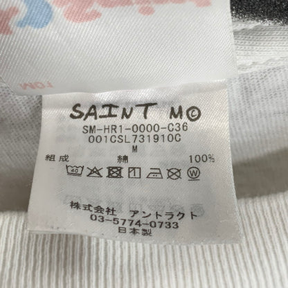 【中古品】【メンズ】 SAINT MICHAEL セントマイケル アベイシングエイプ SM-HR1-0000-C36 GENERATION BAPE SS TEE 半袖 トップス Tシャツ 古着 140-260805-mh-02-fuzh サイズ：M カラー：ホワイト 万代Net店
