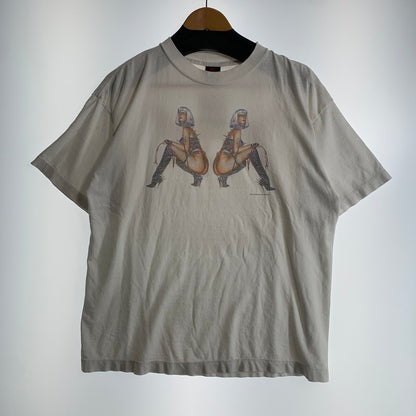 【中古品】【メンズ】 SAINT MICHAEL セントマイケル SM-HR1-0000-C78 SORAYAMA SRYM SS TEE 半袖 トップス Tシャツ 古着 140-260805-mh-05-fuzh サイズ：L カラー：ホワイト 万代Net店