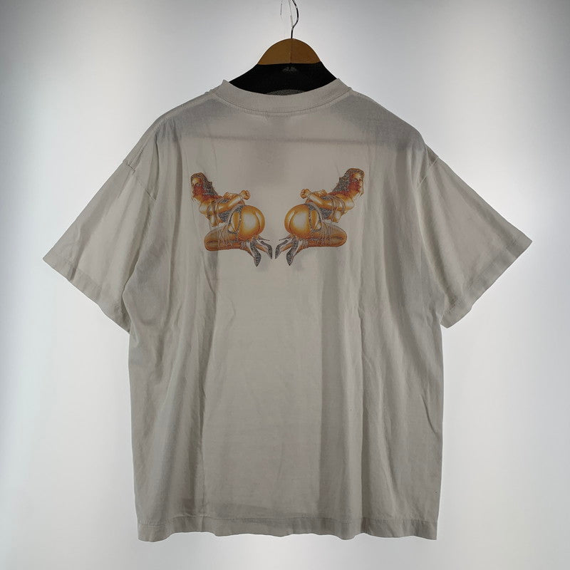 【中古品】【メンズ】 SAINT MICHAEL セントマイケル SM-HR1-0000-C78 SORAYAMA SRYM SS TEE 半袖 トップス Tシャツ 古着 140-260805-mh-05-fuzh サイズ：L カラー：ホワイト 万代Net店