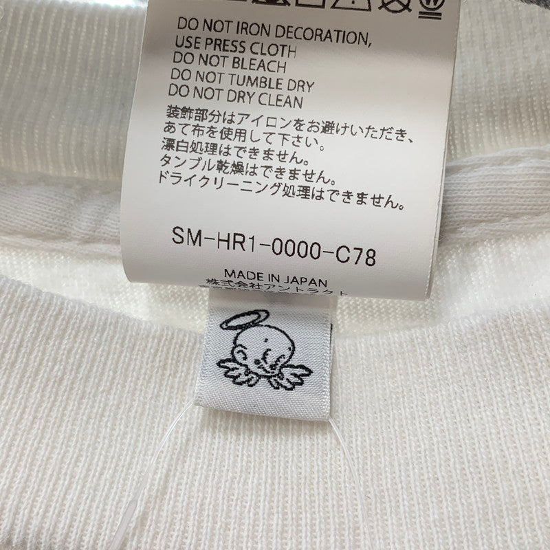 【中古品】【メンズ】 SAINT MICHAEL セントマイケル SM-HR1-0000-C78 SORAYAMA SRYM SS TEE 半袖 トップス Tシャツ 古着 140-260805-mh-05-fuzh サイズ：L カラー：ホワイト 万代Net店